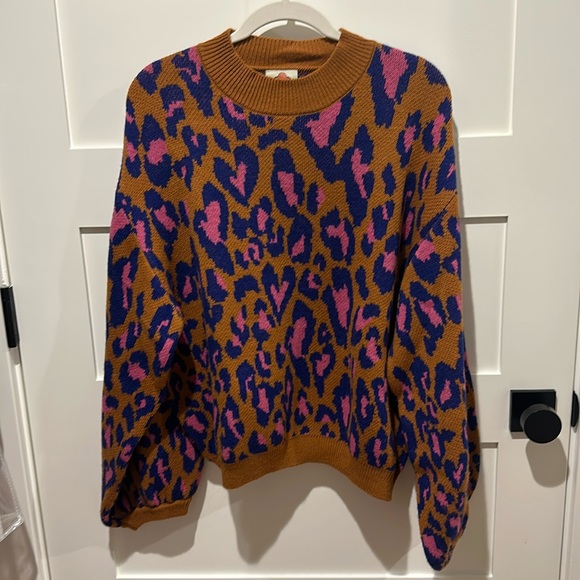 Farm Rio animal print sweater - Picture 2 of 4